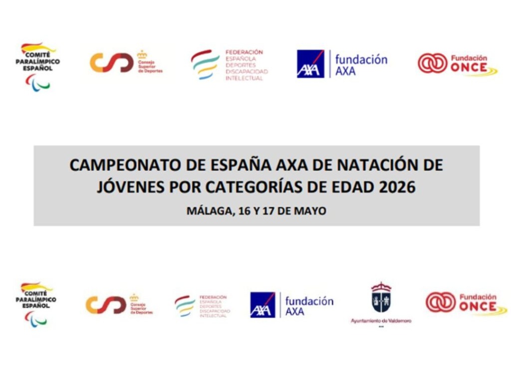 Campeonato de Espa&ntilde;a AXA de Nataci&oacute;n de J&oacute;venes por Categor&iacute;as de Edad 2026